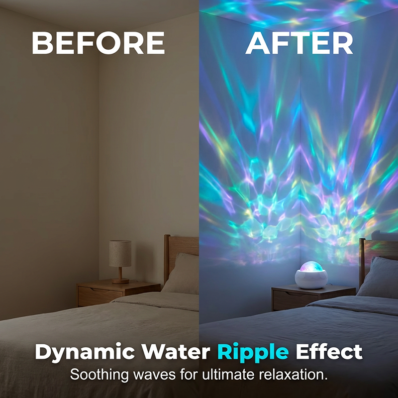 Living Water Ripple Effect Lamp — Melt Stress Instantly