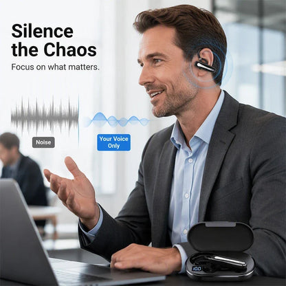 PulseWave Bluetooth Headset — Clear Calls, Effortless Comfort