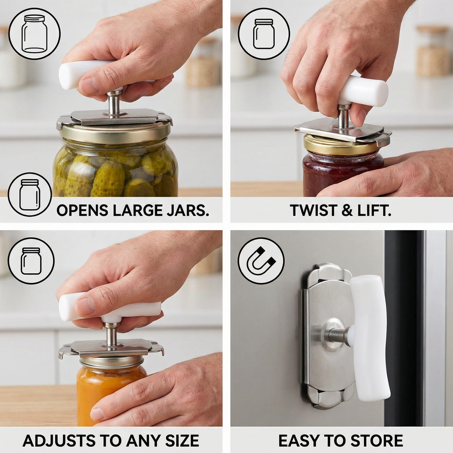 PowerGrip Pro — Effortless Lid Control