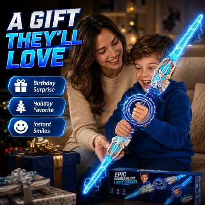 XyraBlaze Rechargeable Double-Blade Sword — Ignite Wild Imagination
