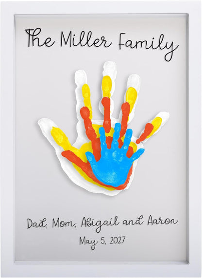 Family Handprint Memory – Eternal Love Depicted