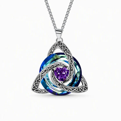 LunaKnot — Celtic Birthstone Pendant Necklace | 50% OFF