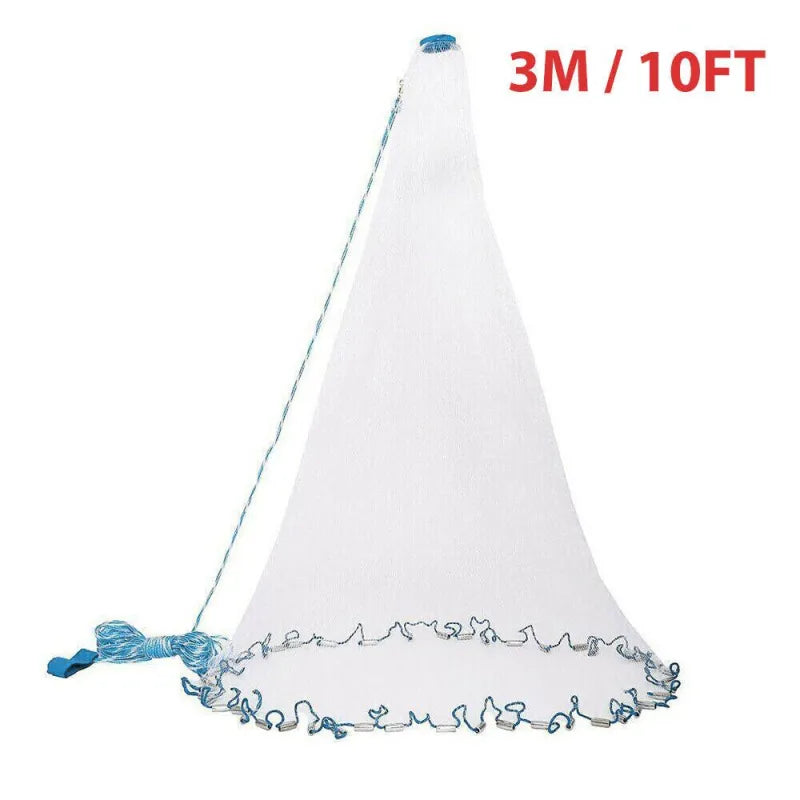 ProCast Edge — Steel-Weighted Nylon Cast Net | 50% OFF