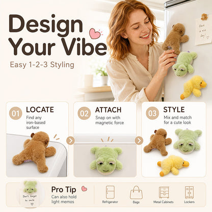 SnugglePixie — Magnetic Plush Animal Charm | 1+1 FREE
