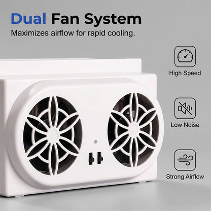 Solar Car Ventilator — Instant Cooling Comfort
