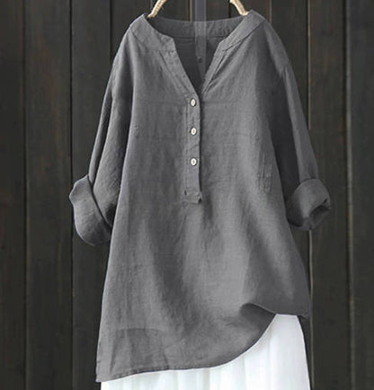 Heidi – Women's Casual Dress with V-Neck and Adjustable Sleeves