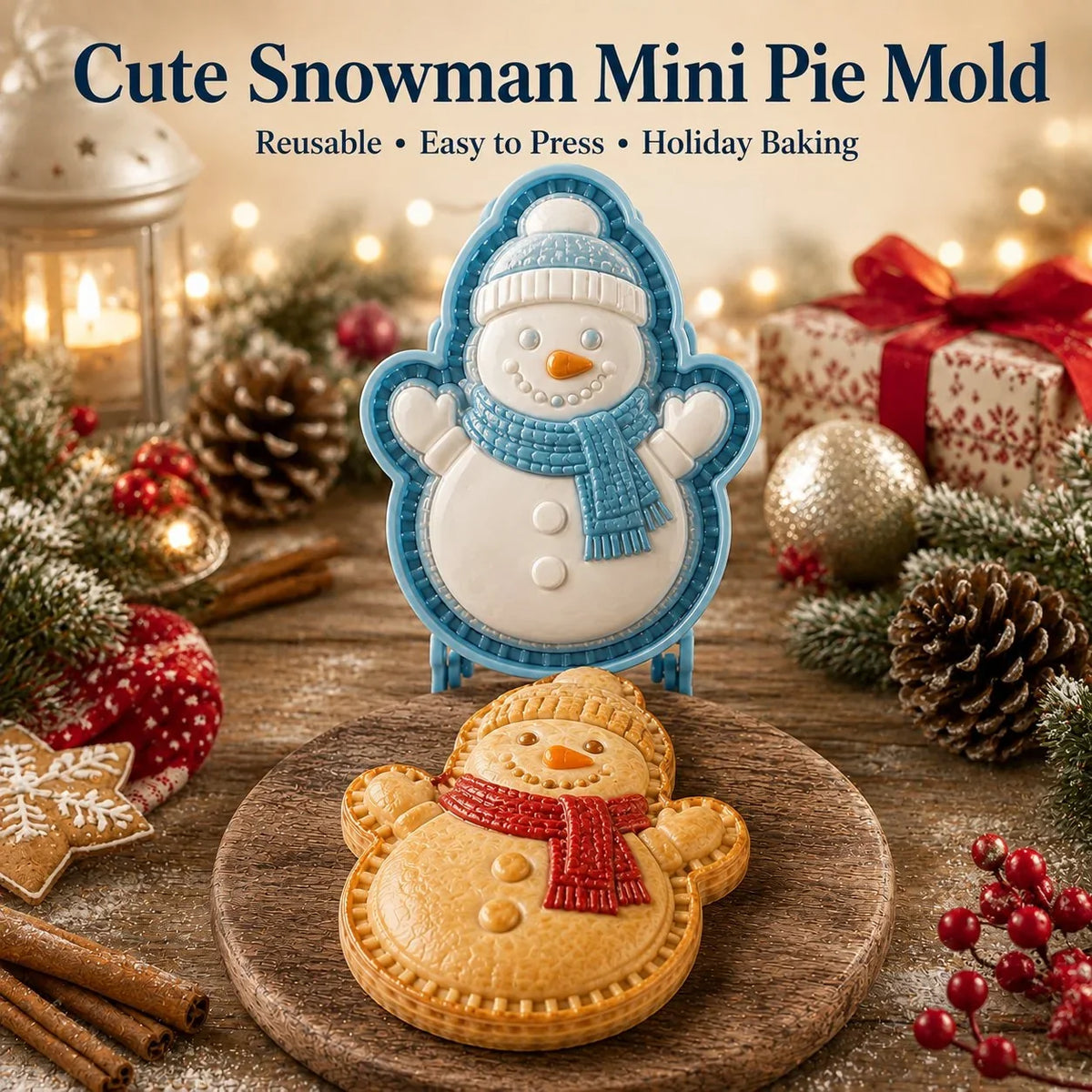 WinterWhimsy Mini Pie Mold — Spark Joy Instantly