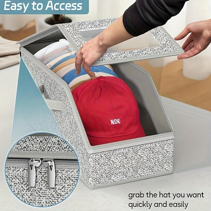 Stacking Box Hat Boxes — Clear, Orderly Safety