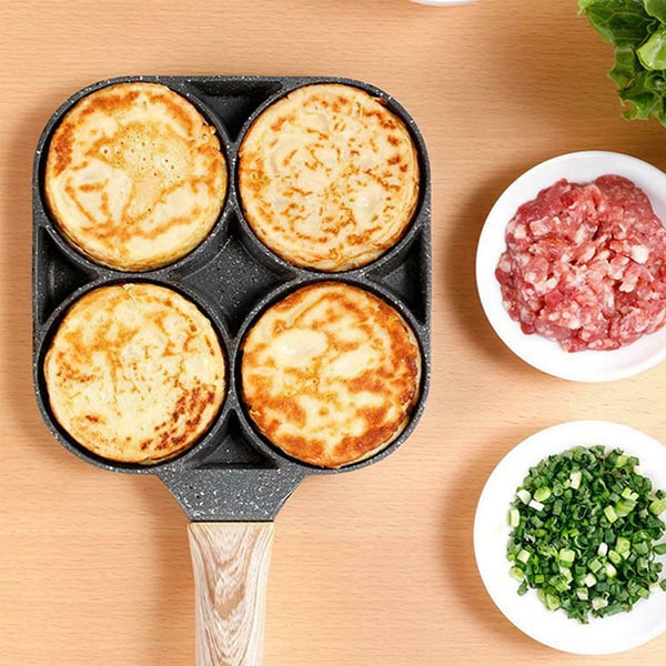 QuadraSizzle — Four-Well Omelette Pan | 50% OFF