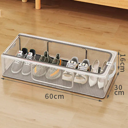StrideBox — Transparent Shoe Organizer | 1+1 FREE