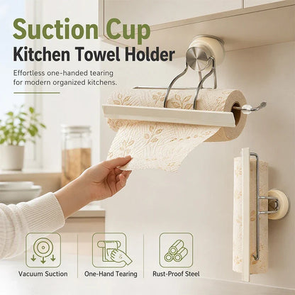 ClingHold Paper Towel Keeper — Tear Perfectly Every Time