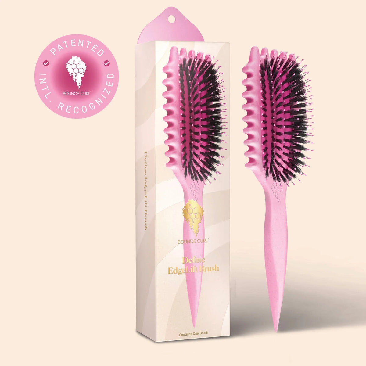 CurlCraft Define EdgeLift Brush — Effortless Soft Curl Confidence