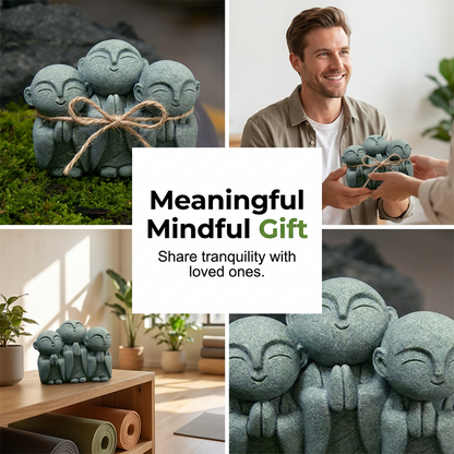 Mystical Mini Monk Sculptures — Serenity Wherever Needed