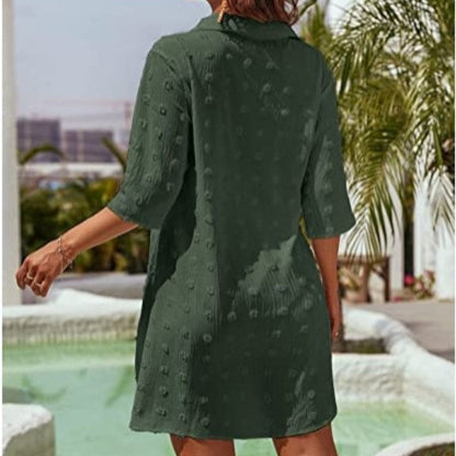 Grace — Lightweight Chiffon Shirt with Side Slit Design