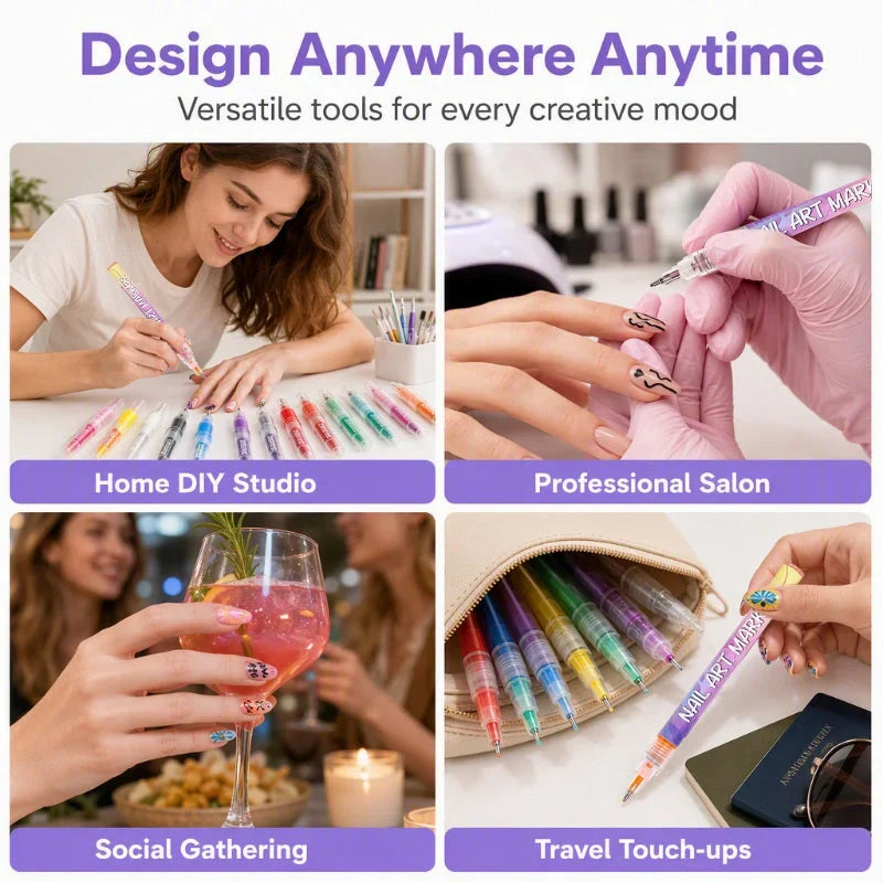 Chromaflair Nail Art Pens — Create Stunning Nail Masterpieces