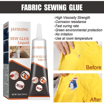 GripTight — Fabric & Clothing Repair Glue | 1+1 FREE