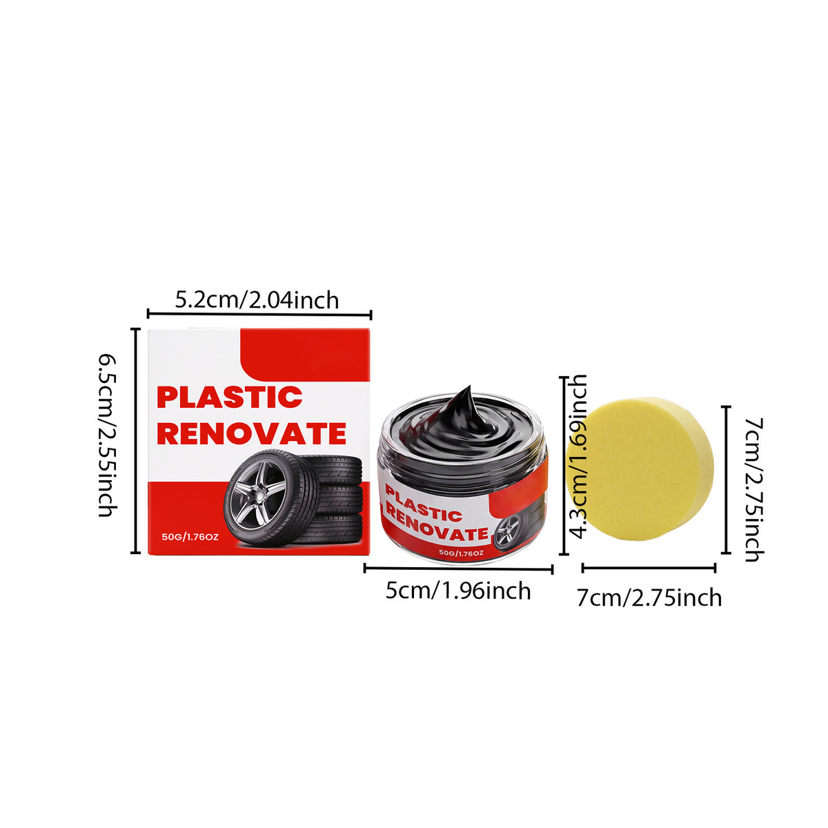 TireGloss — Deep Black Tire Paste | 1+1 FREE