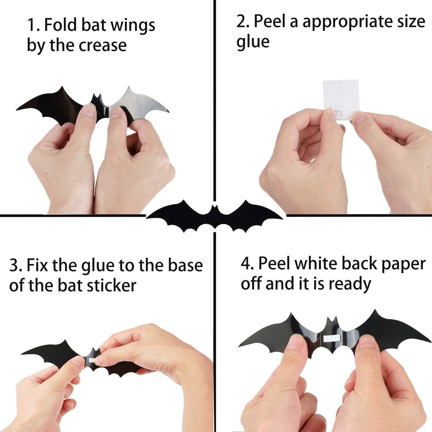 PhantomWing — 3D Halloween Bat Wall Stickers | 50% OFF