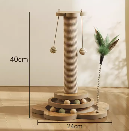 WhiskerJoy — 4-in-1 Cat Activity Center | 50% OFF
