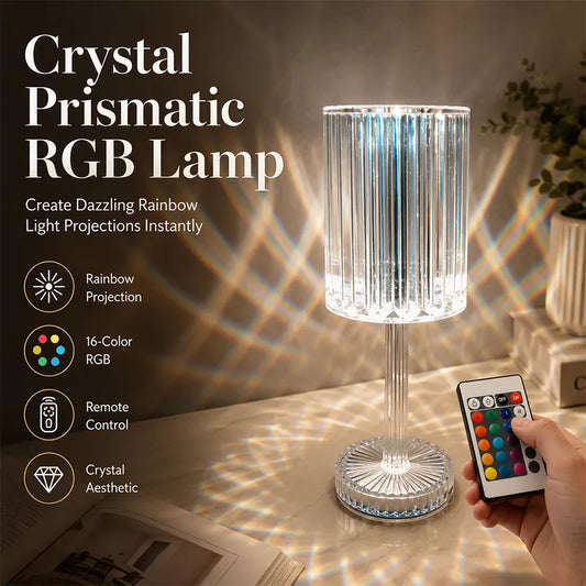 Crystal GlowLamp — Effortless Mood, Instant Elegance