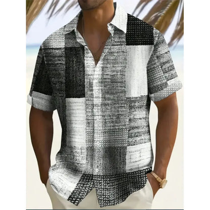 James — Men's Relaxed Plaid Stretch Shirt | 50% OFF