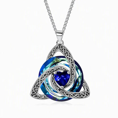 LunaKnot — Celtic Birthstone Pendant Necklace | 50% OFF