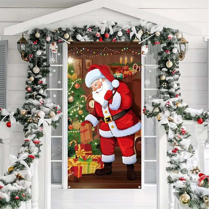 Holiday Door Cover — Instant Festive Joy