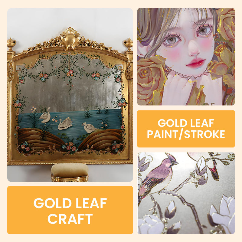 GoldLuxe — Metallic Leaf Paint | 1+1 FREE