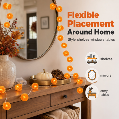 EmberBloom Marigold Lights — Cozy Glow, Instant Magic