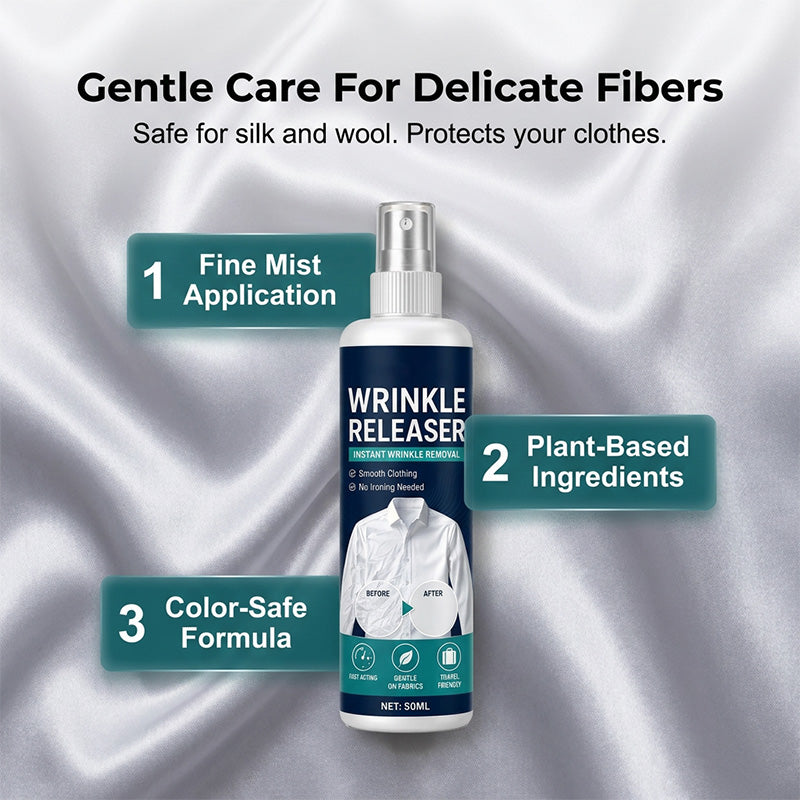 WrinkleAway Spray – Instant Wrinkle-Free Anywhere