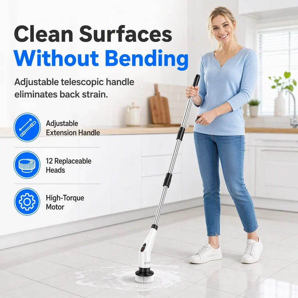 SpinScrub — Electric Spin Cleaning Brush | 50% OFF