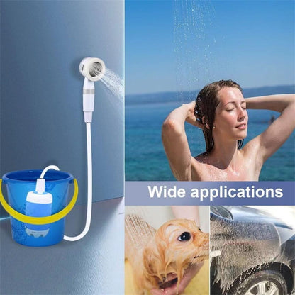 AquaFlow — Portable Outdoor Shower | 50% OFF