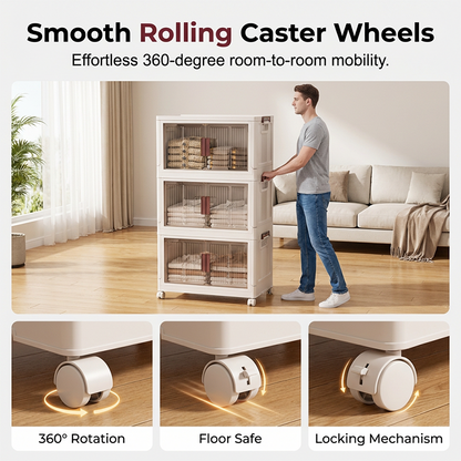 VersaNest — Foldable Storage Shelf | 50% OFF