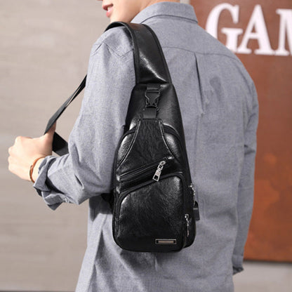 VeroCrest Leather Chest Bag — Master Your Day Effortlessly