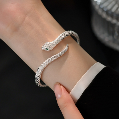 Snake Cuff Bracelet — Command Attention Instantly