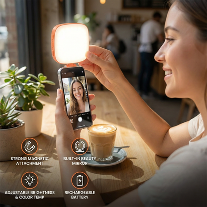 LumaCharm — Selfie Glow Light | 50% OFF