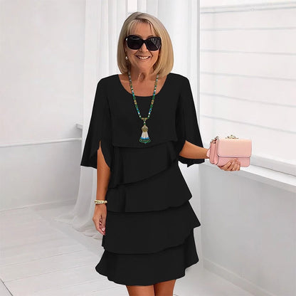 Celia – Elegant Ruffle Dress | 50% OFF