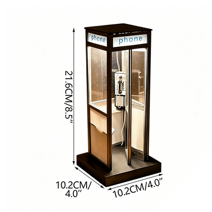 Vintage Telephone Booth Lamp – Dive into Nostalgia