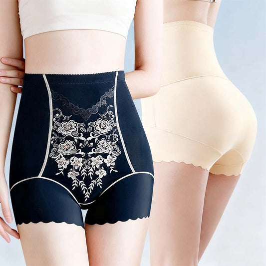 Grace – Embroidered High-Waist Tummy Control Briefs