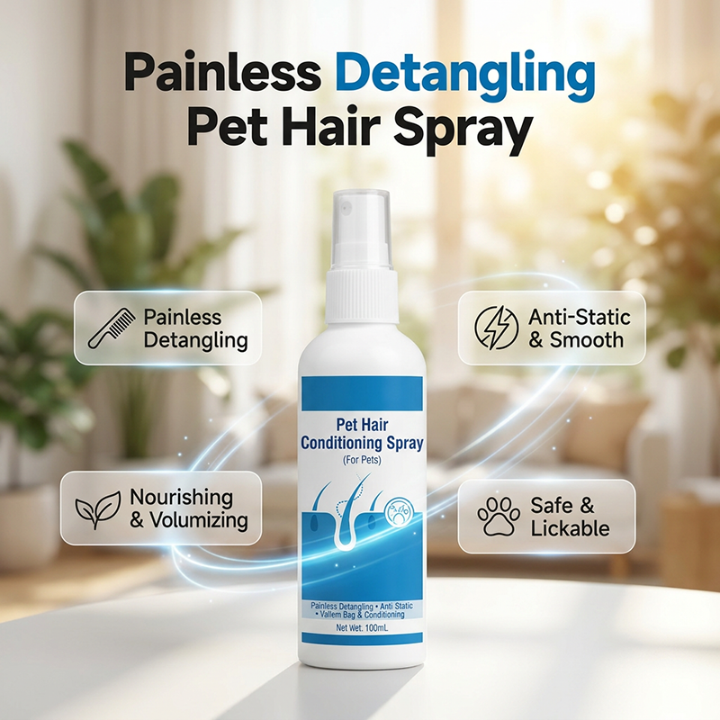 VelvetPaw Detangling Spray — Soothing, Silky Coat Transformation - 100ml