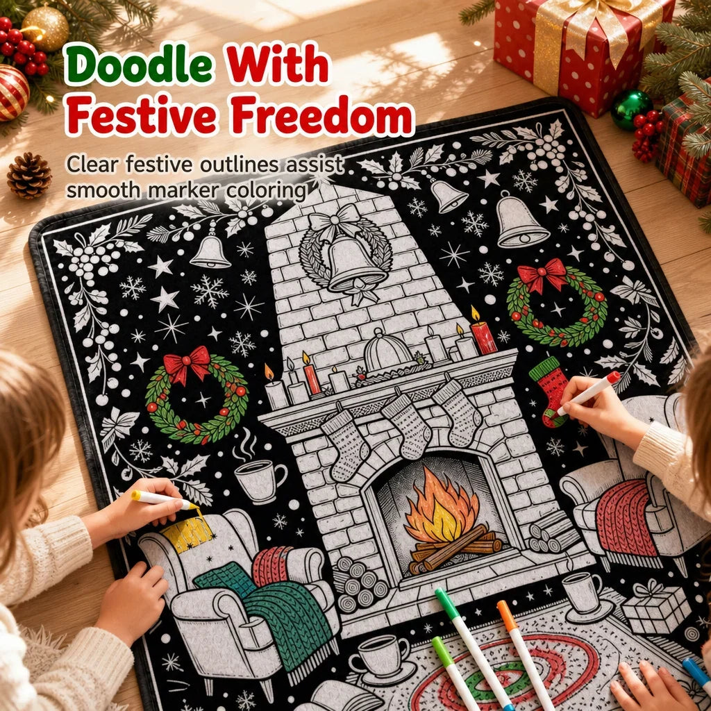 MerryMuse Coloring Blanket — Spark Family Creativity