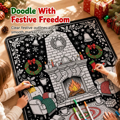 MerryMuse Coloring Blanket — Spark Family Creativity