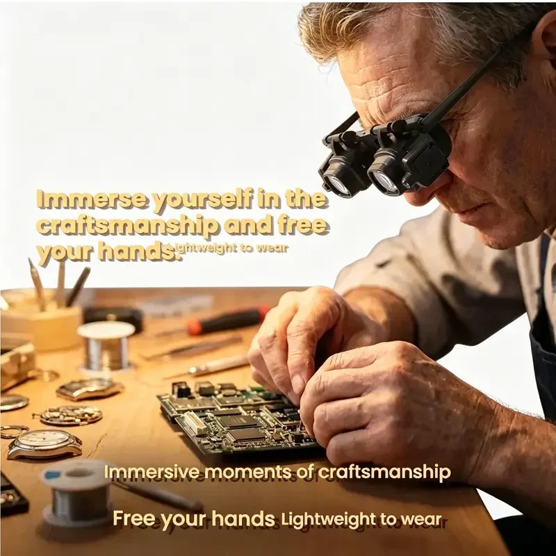 PrecisionSight Magnifier Glasses — See Every Detail Effortlessly