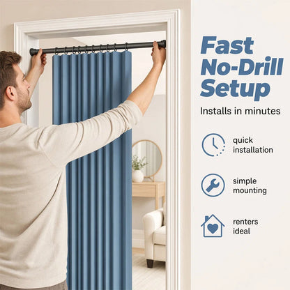 Magnetic Accordion Curtain — Instant Privacy, Total Calm