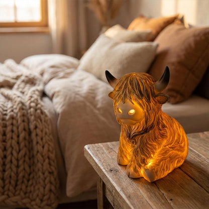 HearthGlow Night Lamp – Cozy Calm, Rustic Charm