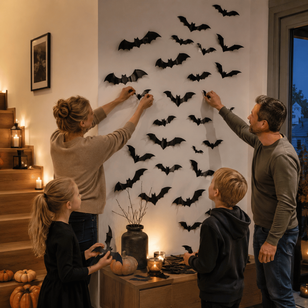 PhantomWing — 3D Halloween Bat Wall Stickers | 50% OFF