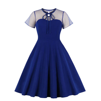 Maribel — Plus Size A-Line Cape Dress | 50% OFF