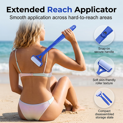 GlideEase Long Reach Body Roller — Effortless Smooth Skin
