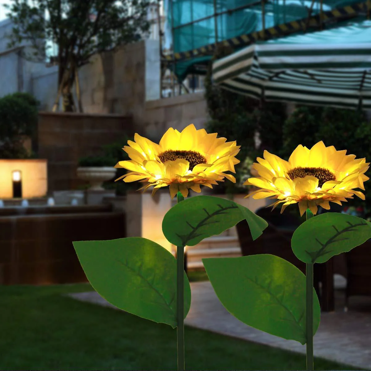 SunGlow — Solar Sunflower Lights | 50% OFF