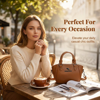 Harper – Retro-Inspired Boston Bag with Adjustable Strap